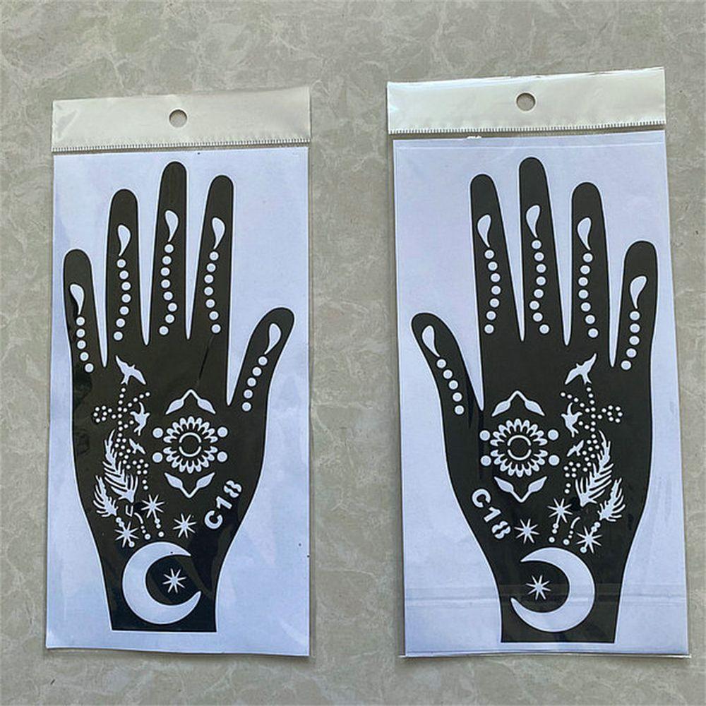 Painting Hollow Drawing Airbrush Body Art Template Temporary Decal Tattoo Stencils India Henna Kit