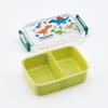 Skater Children's Lunch Box, 450ml, with a Soft Dome-Shaped Lid, Single Tier, Made In Japan, Dinosaur Picture Book, New Dinosaur Design for Boys (RBF3