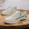 Мужская обувь 2025 новинка высококлассная повседневная обувь на платформе, трендовая обувь, удобная, универсальная белая обувь