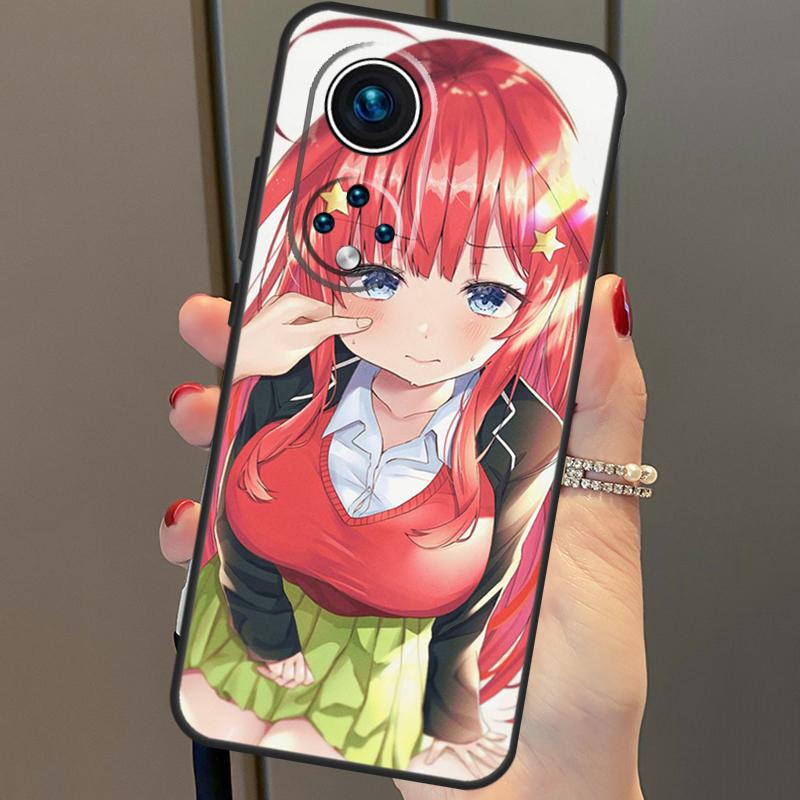 Чехол Nakano Nino Gotoubun no Hanayome для Honor 50 Lite, чехол для Huawei P20 P30 P40 Pro Nova 9 5T P Smart 2021 8X 9X 10i