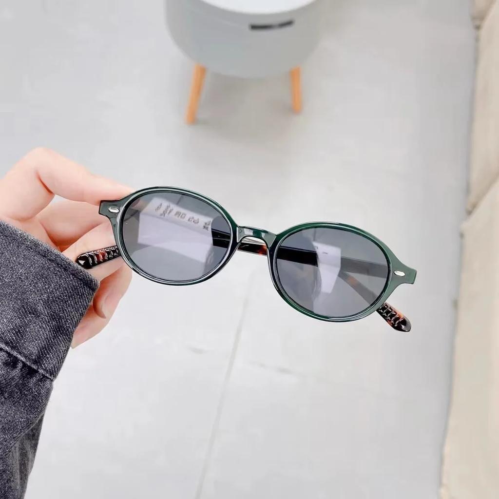 Retro Oval Frame Glasses for Women Sweet Cool Eyewear Trend Reading Computer Anti Blue Light Eyeglasses Gafas De Sol