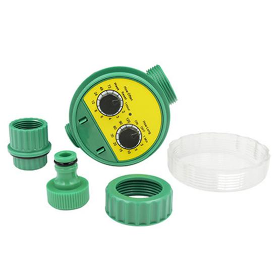 Electronic Irrigation Controller Two Dial Water Timer Hose Sprinkler Garden Irrigation Controller for Greenhouses Mist System