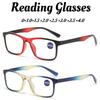 Модные новые квадратные полнокадровые HD очки для дальнозоркости, нейтральные модные новые очки для чтения с блокировкой синего света +3.5+4.0