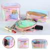 Красочная прозрачная сумка для хранения Многоцелевая косметичка Сумки для туалетных принадлежностей Путешествия Отдых на природе