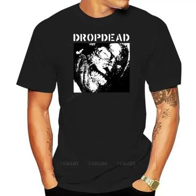 Dropdead V14 Топы Футболка Черный Хардкор Панк Грайндкор Все Размеры S-5XL Футболка Летний Стиль Повседневная Одежда мужская футболка