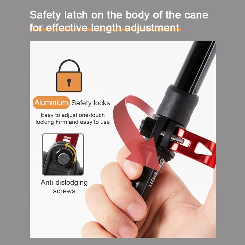 Легкие треккинговые палки из алюминиевого сплава для улицы, многофункциональные телескопические палки для пеших прогулок, прогулок