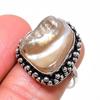 Biwa Pearl Handmade 925 Sterling Silver Jewelry Ring Size 7.5 P8i28