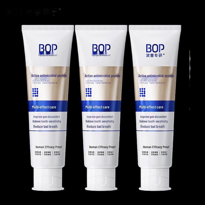 BOP Active Antimicrobial Peptide Multi-Effect Toothpaste