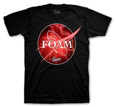 T-Shirt To Match Foamposite Stranger Bright Crimson - Crest Design