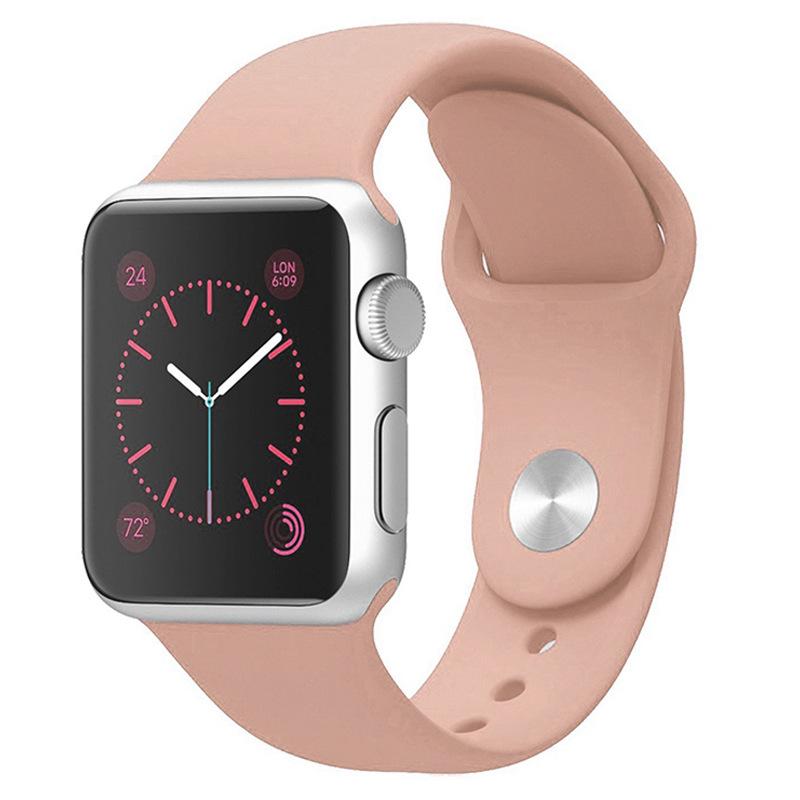 Силиконовый ремешок Apple для Apple Watch Series 1-9/SE, Классический спортивный ремешок