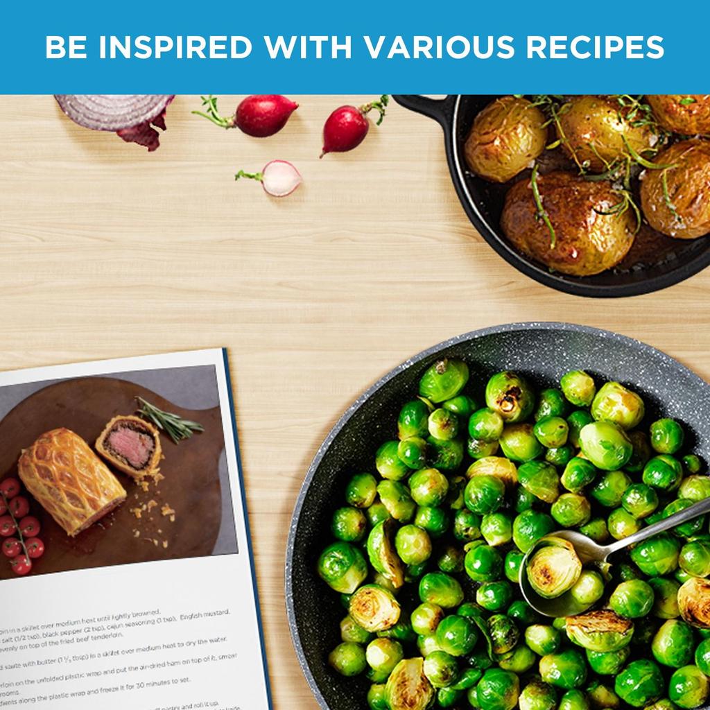 Midea Hot Air Fryer, 5L Capacity, HeatXpress Technology, 90% Less Oi