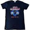 Foo Fighters Unisex Adult Concrete & Gold 2019 European Tour Back Print Cotton T-Shirt