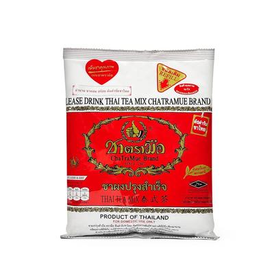 ChaTraMue – Оригинальная смесь для тайского чая – Пакет 400 г – Красная этикетка – Аутентичная смесь для тайского молочного чая из Таиланда