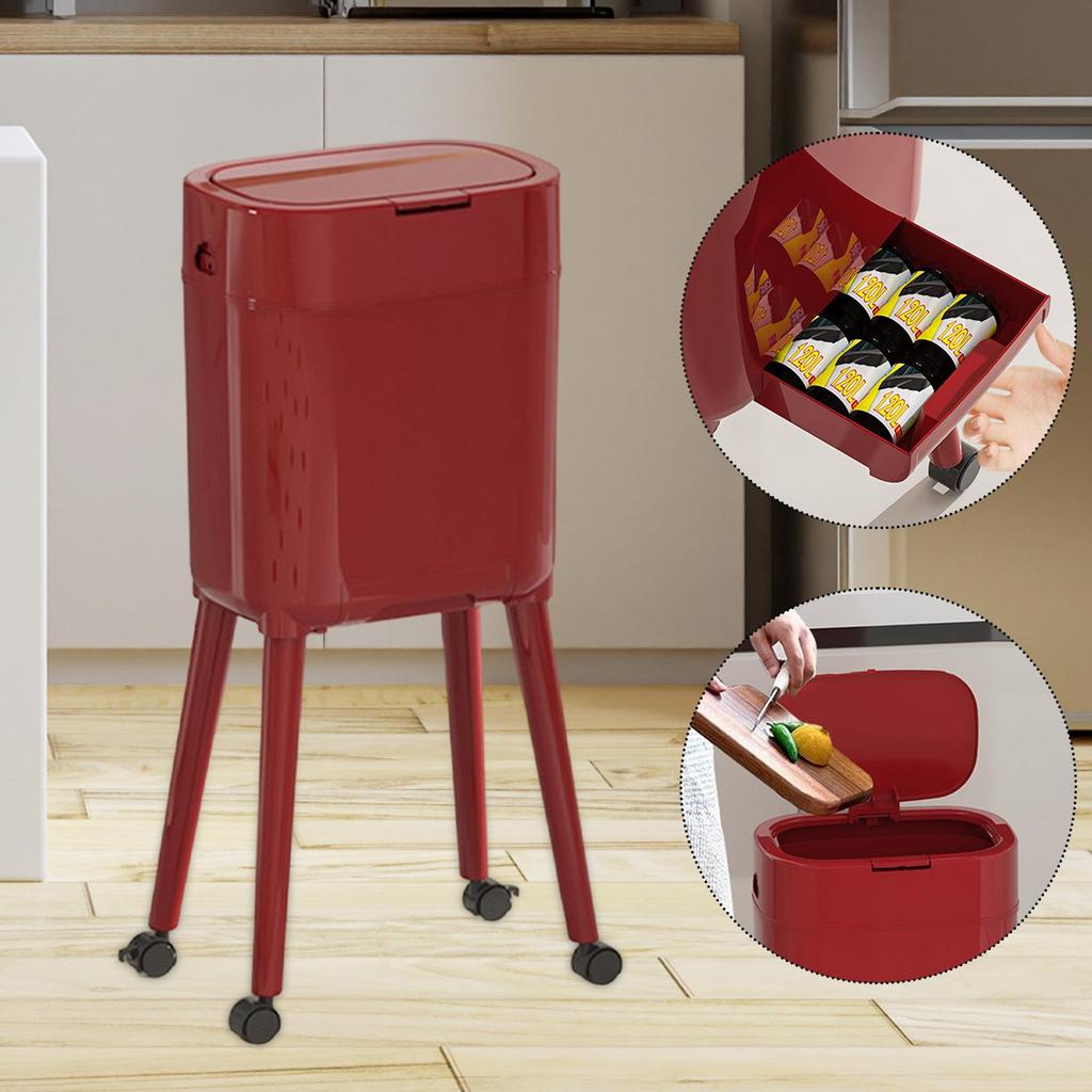 Bin for Home, Large Capacity, Double Layer, with , Office, Bedroom, And Home.