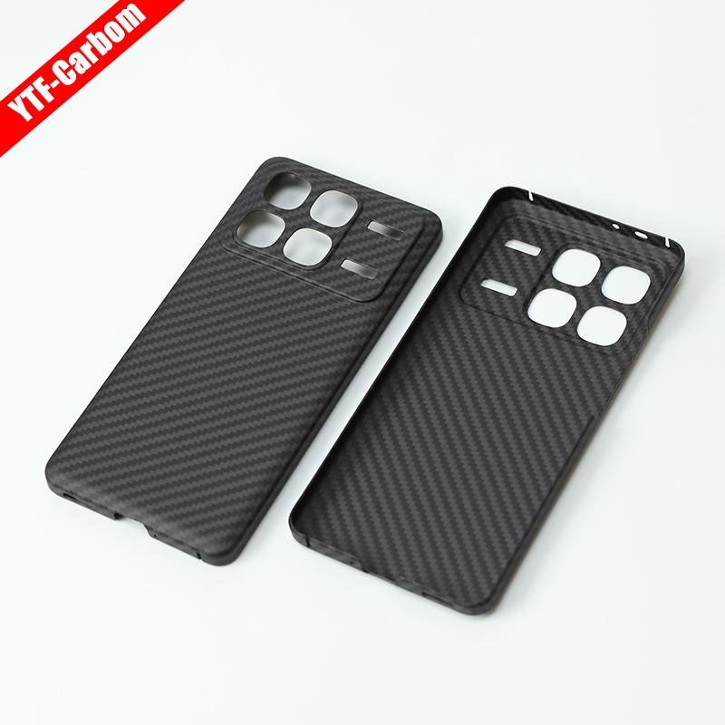 YTF-Carbon Чехол из углеродного волокна для redmi k70 ultra Противоударный Чехол из арамидного волокна Тонкий Дизайн крышка для k70 ultra