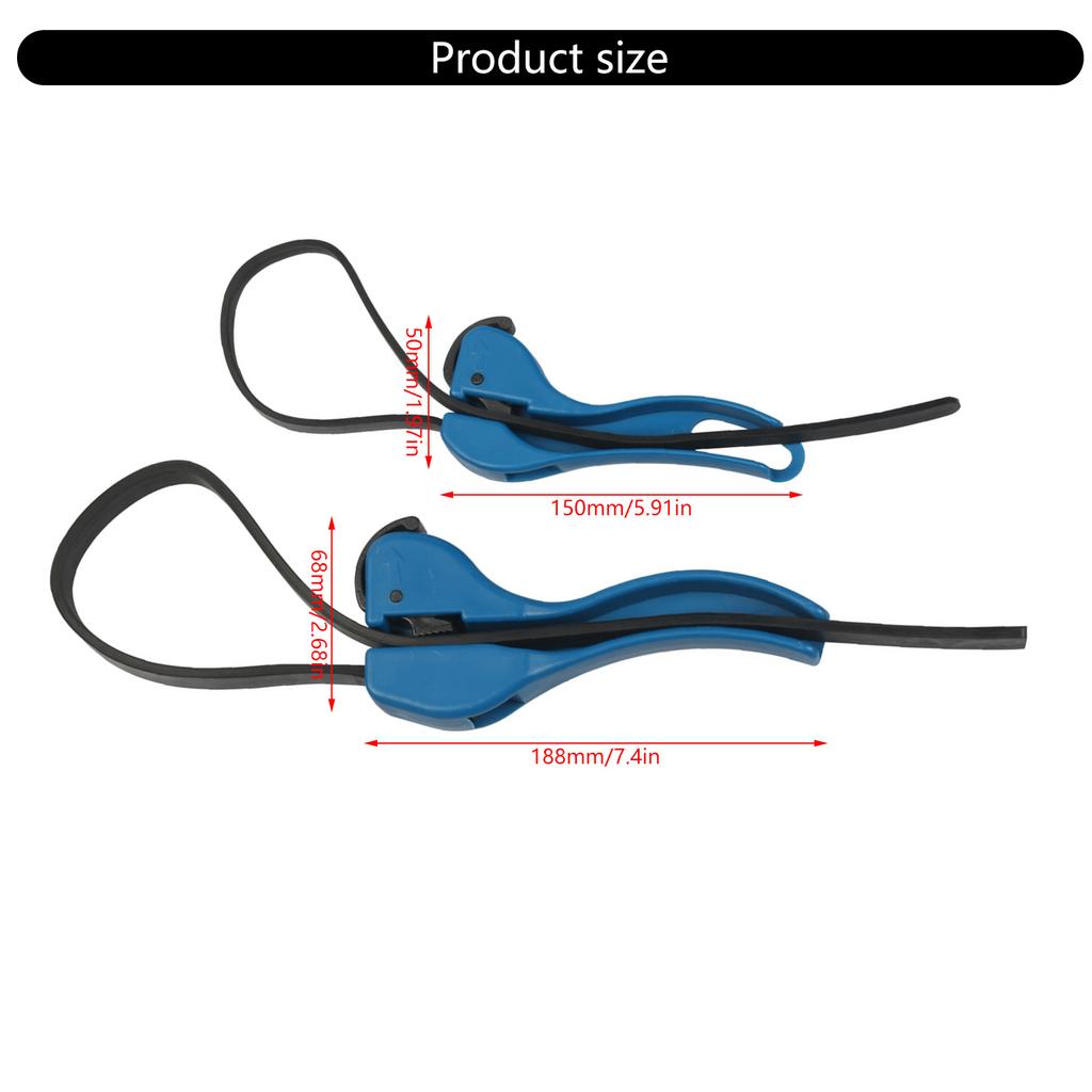 Набор гаечных ключей для обслуживания автомобиля 6 дюймов и 8 дюймов, регулируемый как гаечный ключ для резинового фильтра, многофункциональный