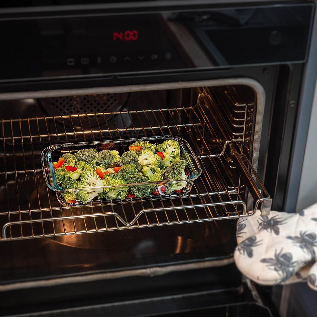 KADAX Стеклянная форма для выпечки 3л+3л, прямоугольная, 39 х 23 см