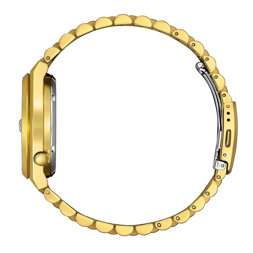 Citizen Автоматические мужские наручные часы коллекции Tsuyosa NJ0152-51X Сапфировое стекло Зеленый Золотой