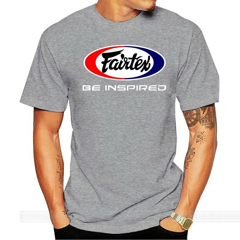 Fairtex Футболка для кикбоксинга и муай-тай S-2XL спортивные товары оборудование одежда мужской бренд футболка