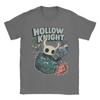 Мужские футболки Hollow Knight Cereal Забавные Чистый хлопок Футболка с коротким рукавом Футболка с круглым вырезом Одежда Новое поступление