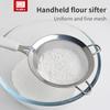 Walfos Сито для муки из нержавеющей стали с ручкой, форма, мелкое сетчатое сито, для сока и чая, мерная ложка, кухонные принадлежности