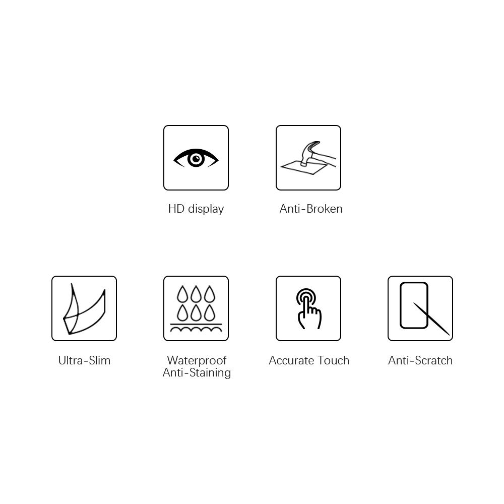 Anti-broken Anti-staining HD 0.3mm Arc Edge Tempered Glass Screen Film for Motorola Moto G200 5G