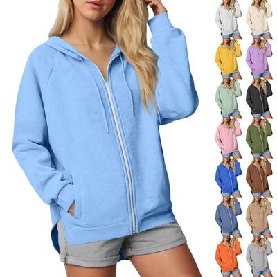 Худи для женщин с длинным рукавом, повседневные худи оверсайз, осенние флисовые топы с подкладкой, теплая зимняя одежда