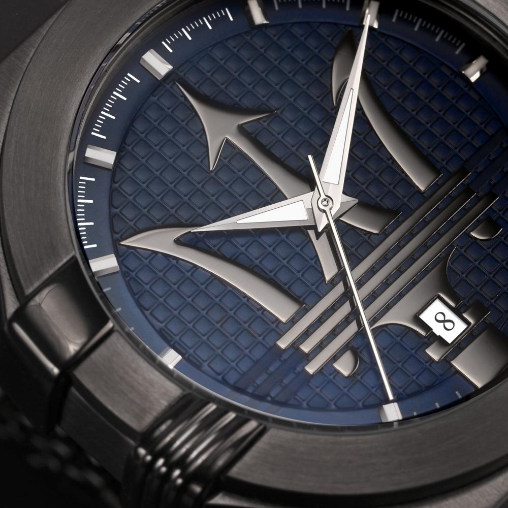 Maserati Мужские кварцевые часы Potenza Blue Metal Anthracite R8853108005