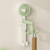 6-Claw Suction Cup Hook 360-Degree Swivel Hook No Drilling Adhesive-free Removable Hook for Home Wall Kitchen Bathroom
