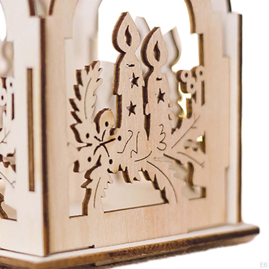 Candle Holder Candlestick Centerpiece Candelabra Wooden Holders for Christmas Gifts