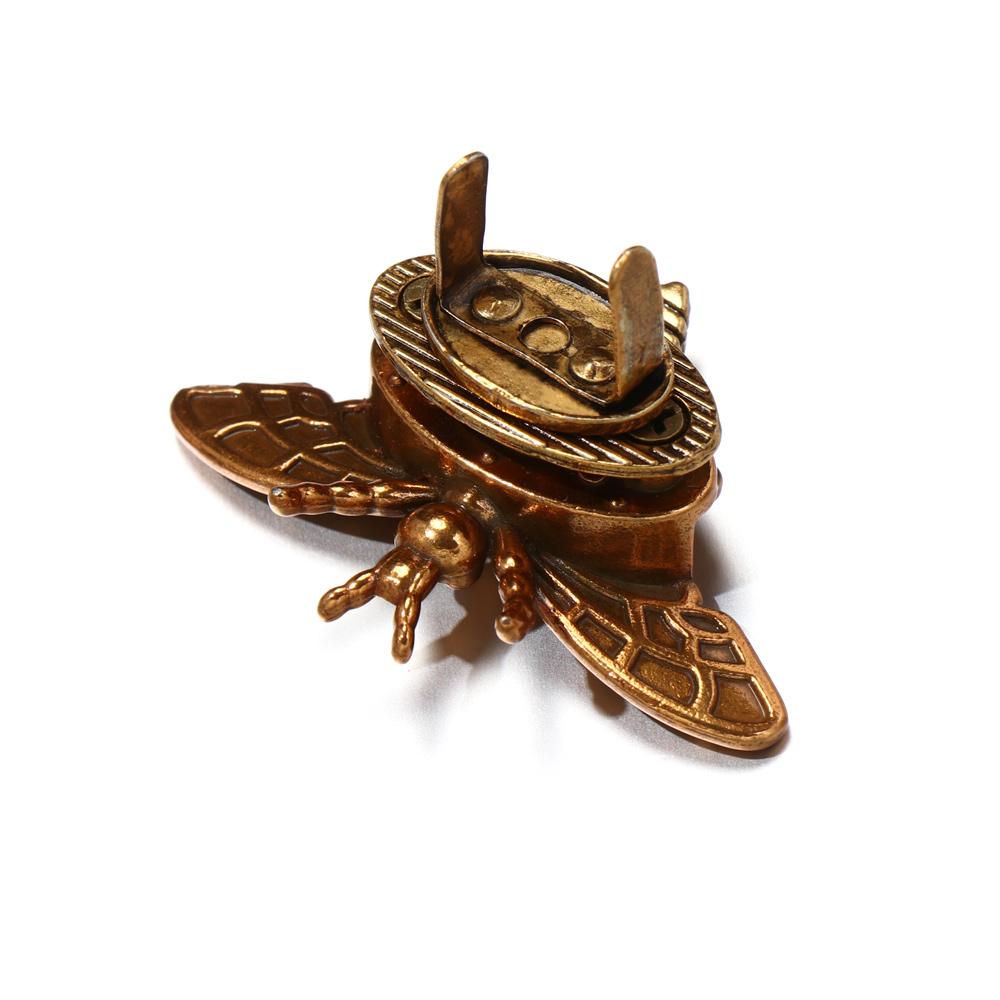 NEW DIY Accessories Handbag Purse Bag Clasp Hardware Metal Buckles Bee Shape Retro Turn Lock