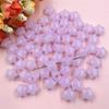 Ханмейд Желейный цвет Для изготовления браслетов и серег Пятиконечная звезда Акриловые бусины Материалы Рассыпные бусины DIY Ювелирные аксессуары 13,6 мм Ювелирные изделия 60 шт
