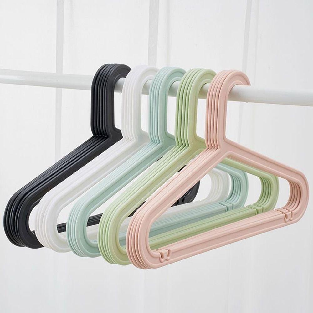 10Pcs Plastic Clothes Drying Rack Nordic Style Baby Hangers Clothes Display Hangers for Home