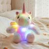 The Latest Luminous Unicorn Horse Kawaii Plush Toy Figurine Doll Cartoon Anime Cute Companion Sleeping Children Gift Doll