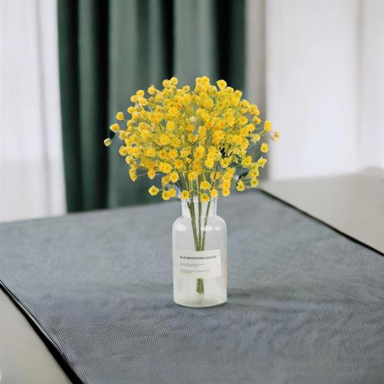 6 шт., искусственные гипсофила, реалистичные цветы, многоразовые, тонкая работа, невыцветающие искусственные растения, домашний декор