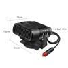 1200W Portable Car Heater 12V/24V Electric Cooling Heating Fan Windshield Defogger Defroster Demister Electric Devices for Car A