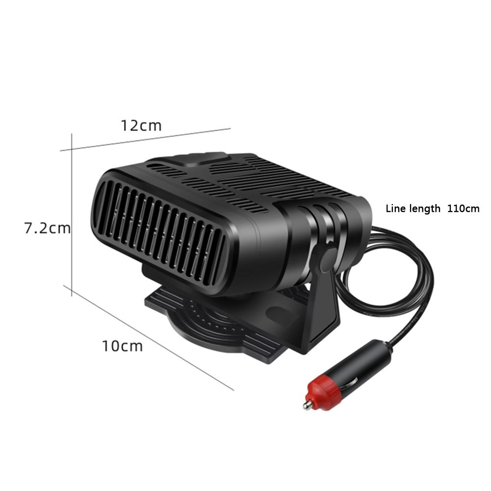 1200W Portable Car Heater 12V/24V Electric Cooling Heating Fan Windshield Defogger Defroster Demister Electric Devices for Car A