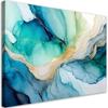 Canvas Print, Watercolour Abstraction Blue