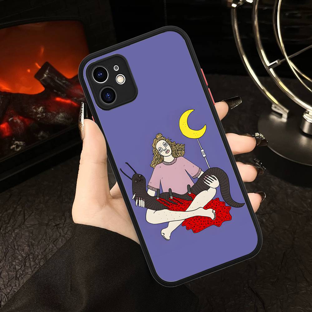Polly Nor Print Phone Case For IPhone 16 15 14 11 12 13 Pro Max X Plus XS MAX Translucent Matte Cover