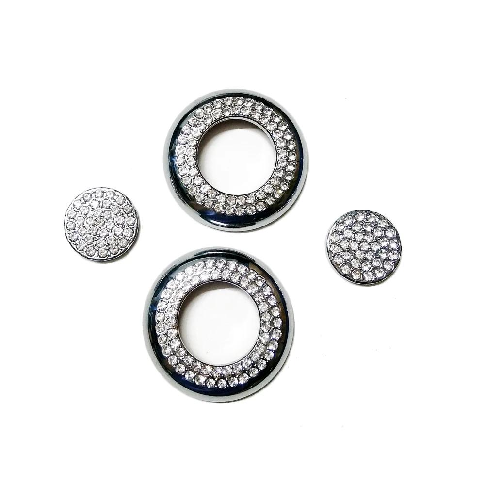 Для Mercedes Benz C Class W205 2015-2018 Кнопка переключения регулировки подголовника Модификация Наклейка с отделкой из искусственных хрустальных бриллиантов