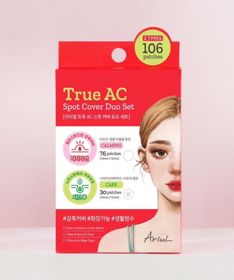 True AC Spot Cover Duo Set Spot Patches (Large Capacity of 106 Patches)