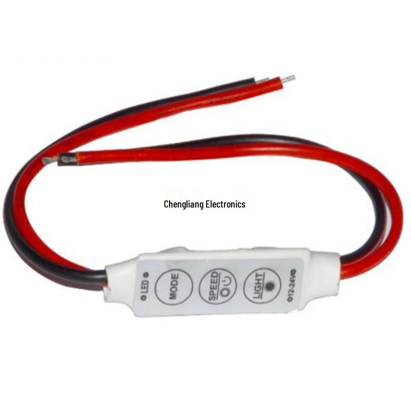 Мини-контроллер и диммер для одноцветной RF LED-ленты, 11 клавиш, 5-24В