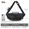 THKFISH Fishing Tackle Waterproof Waist Unisex Portable Fishing Sling Bag for Outdoor Fly Fishing Bag, Bag,