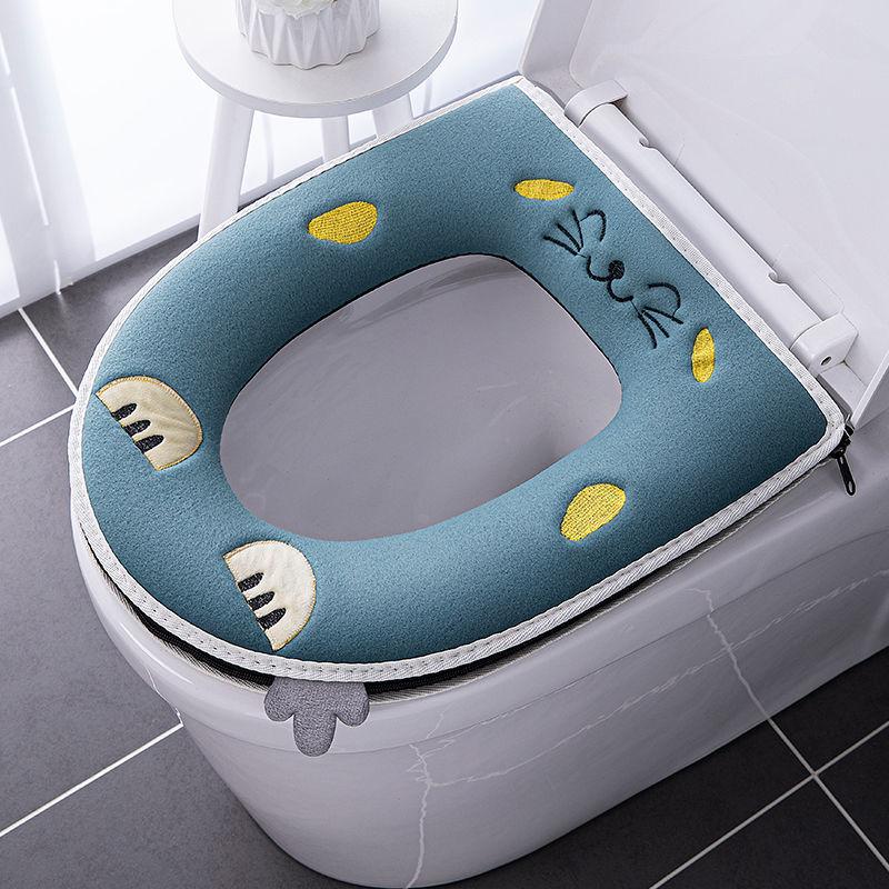 Универсальная подушка для табурета Полностью закрытая подушка для табурета Утолщенный чехол для табурета с рисунком Водонепроницаемая подушка с застежкой-молнией