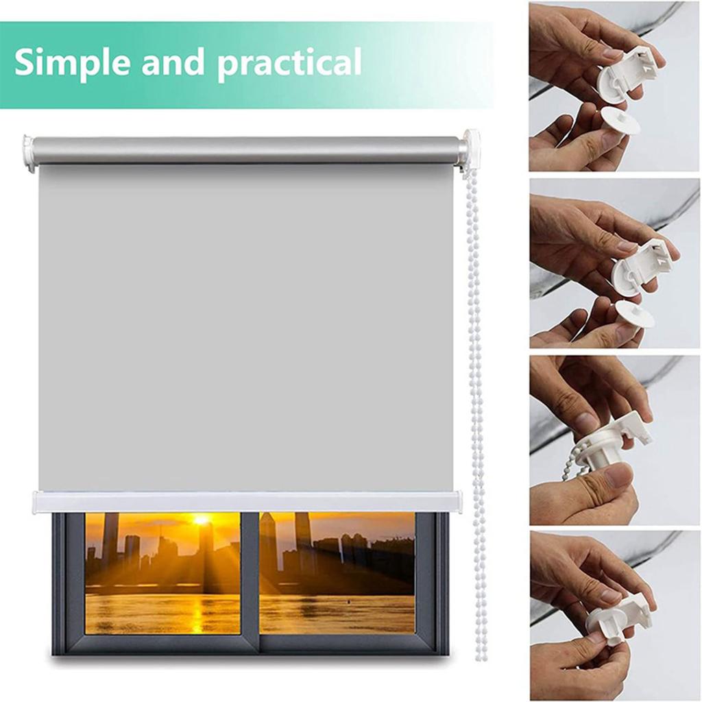 25 мм Комплектующие для рулонных штор Комплект шариковой цепочки Аксессуары для оконных штор для начинающих Стартовый набор DIY Принадлежности для штор