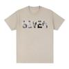 JungKook Seven T Shirt Unisex Harajuku Aesthetic Graphic Letter Print T-Shirt Unisex Casual Oversize Cotton Tee Shirt Korea Clothes