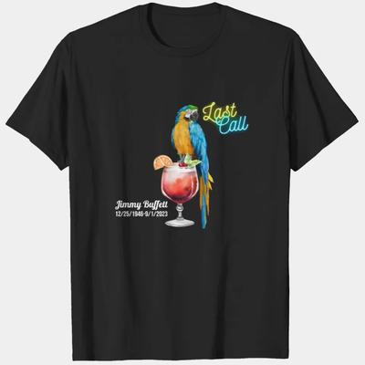 Ретро футболка Jimmy Buffett Margaritaville Last Call Унисекс Все размеры S-5XL Унисекс футболка