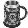 600 мл кружка Viking коллекция 304 нержавеющая сталь вставка смола пивная кружка Danegeld кружка кофе пивные кружки чашка Хэллоуин друзья подарок