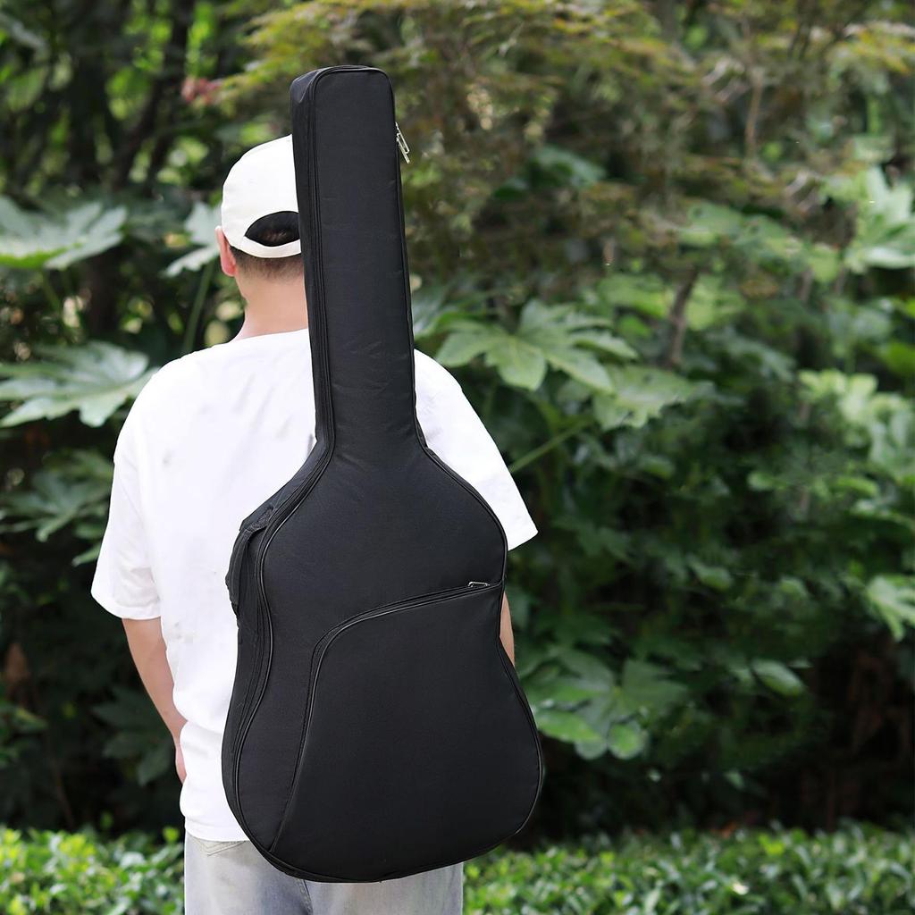 Сумка для акустической гитары, электрический бас, сценическое выступление, рюкзак с двумя ремнями