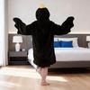 Goose Blanket Hoodie Onesie Oversized Wearable Blanket Hoodie with Sleeves for Adults Kids Warm Cozy Flannel Sleeping Bag